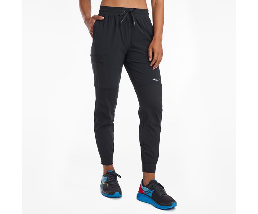 Női Saucony Summit Jogger Nadrág Fekete | HU 042AHK